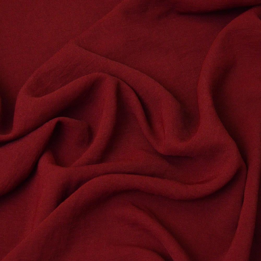 Ткань платечная креп Мадагаскар V-20 Бордо (13119)