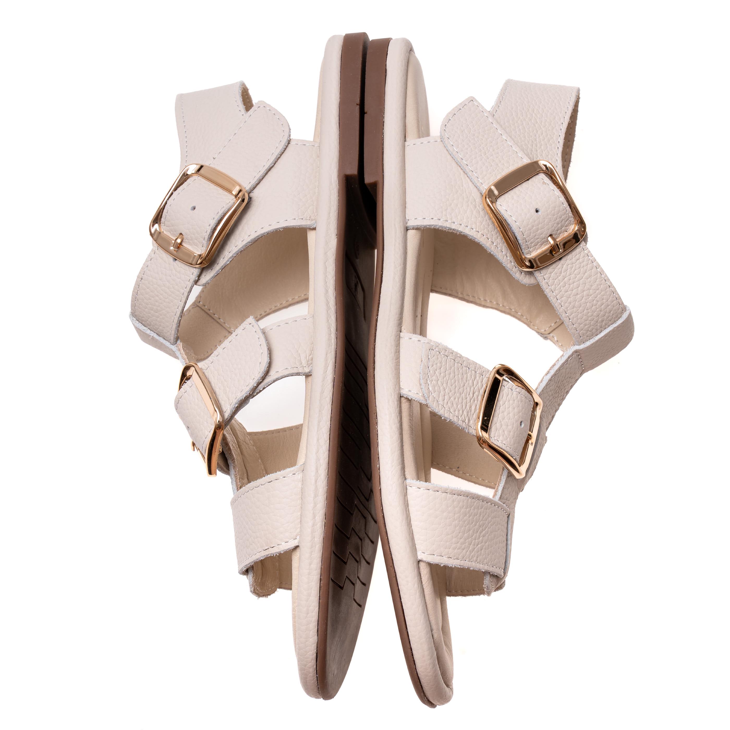 Босоножки Magnolya 01671 р. 38 Кремовой (104364117) - фото 4 Босоножки Magnolya 01671 р. 38 Кремовой (104364117) - фото 4