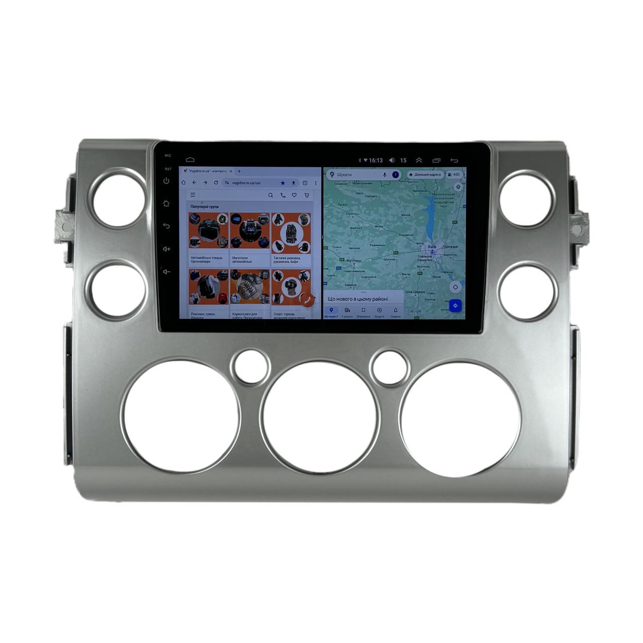 Автомагнитола для Toyota FJ Cruiser J15 2006-2020 4G/XyAuto/8 core/DSP Sound/CarPlay/Android (М-ТК0659-9-Т5)
