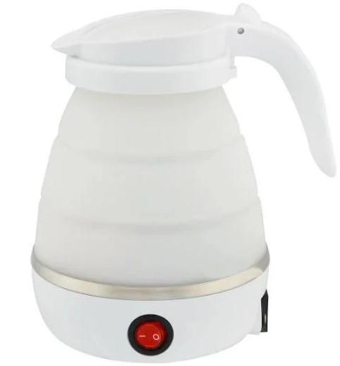 Электрочайник складной Silicon Kettle 7107 силиконовый White (011997) - фото 4