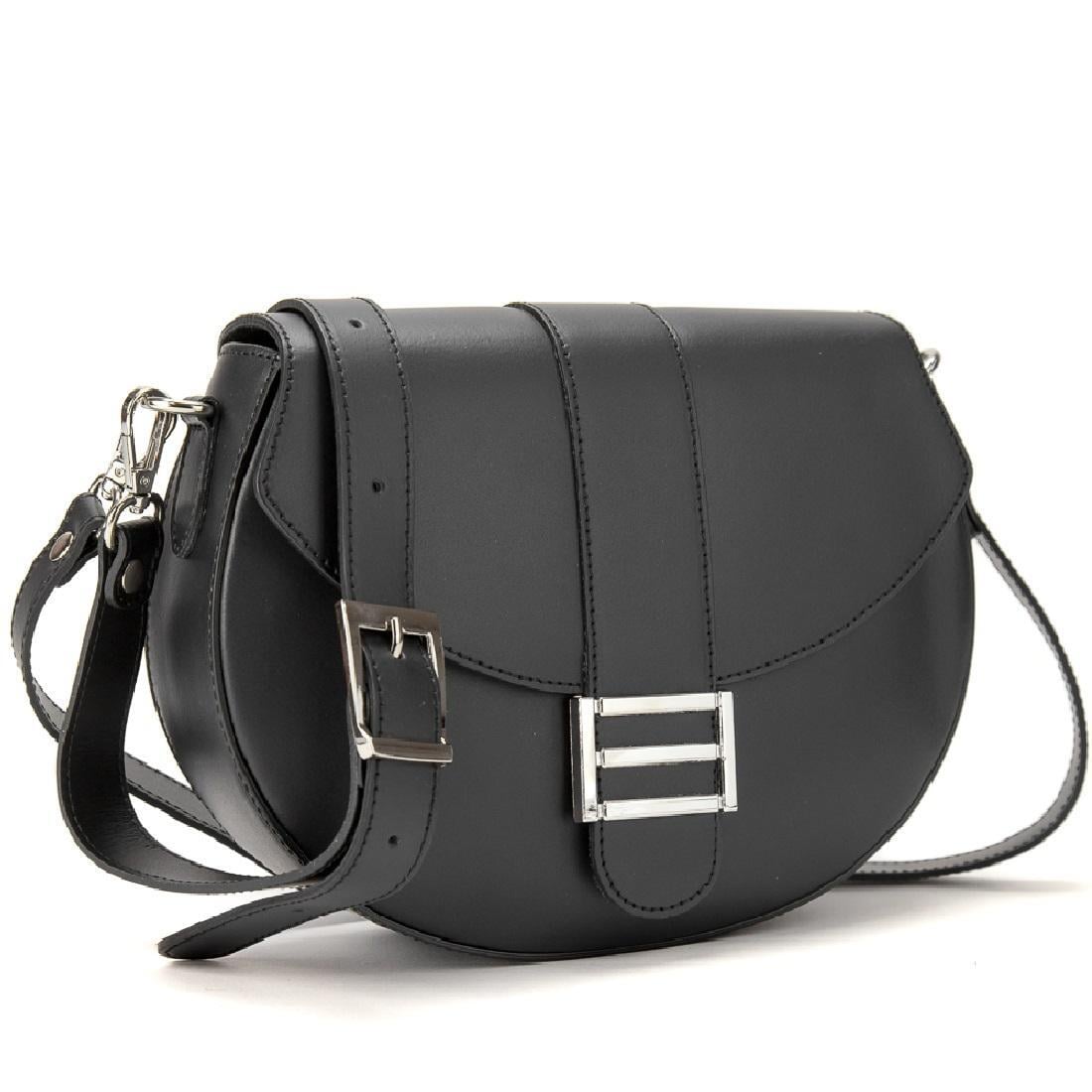 Женская сумка Royal Bag F-IT-1017A из натуральной кожи Черный (6173)