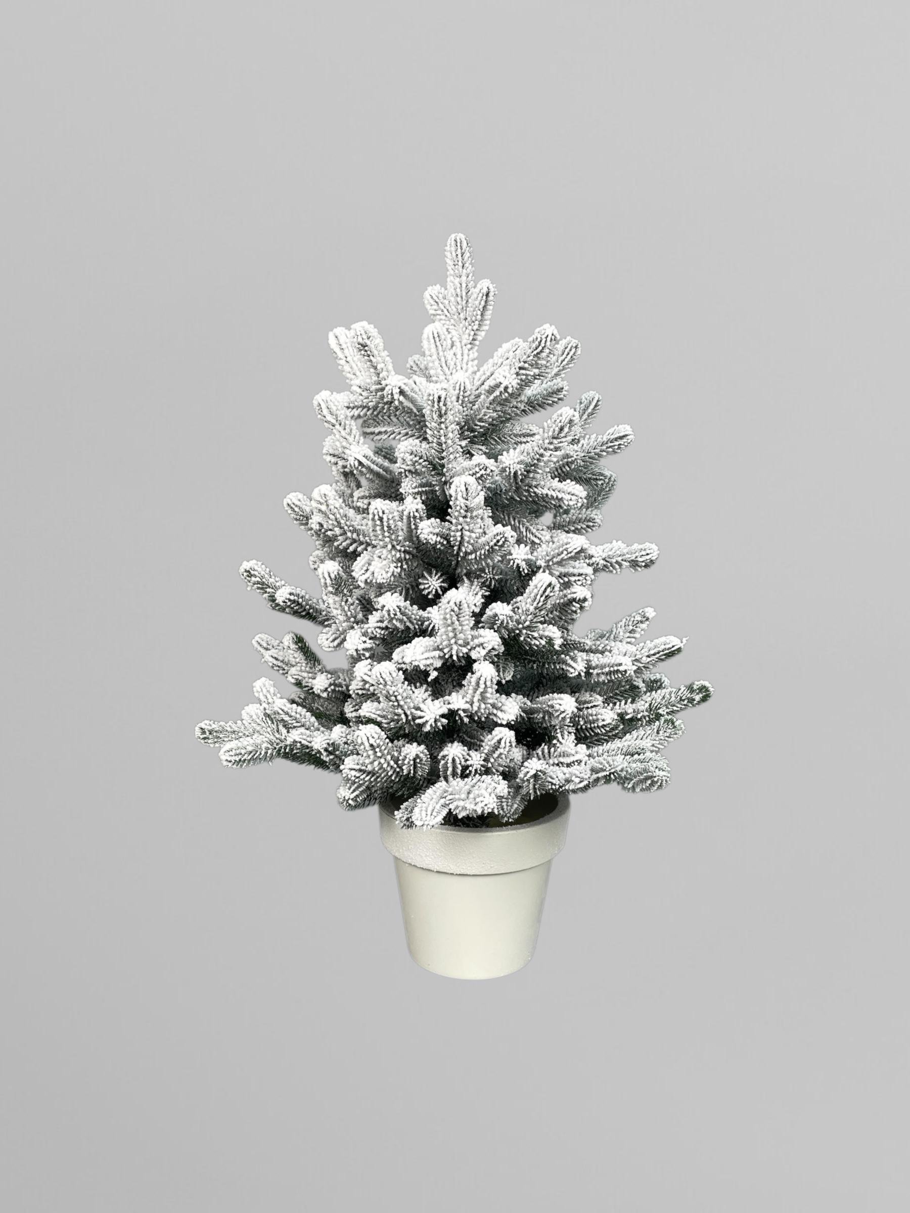 Искусственная елка литая Traditional заснеженная в горшке 70 см Зеленый (Н01021) - фото 2 Искусственная елка литая Traditional заснеженная в горшке 70 см Зеленый (Н01021) - фото 2