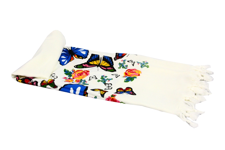 Полотенце Bamboo Peshtemal 90х180 см Butterfly New - фото 1 Полотенце Bamboo Peshtemal 90х180 см Butterfly New - фото 1