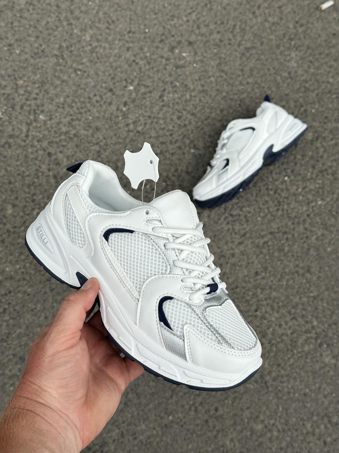 Кроссовки женские пресс кожа/текстиль р. 39 Белый (4349729s4) - фото 5