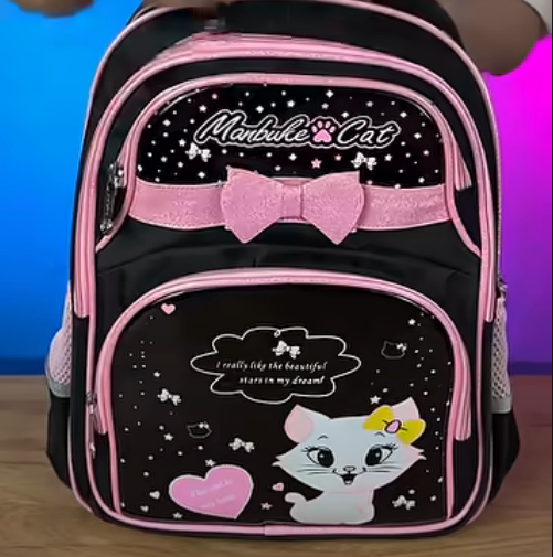 Школьный набор для девочки рюкзак/сумочка и пенал 3 пр. Черный (28443983) - фото 4 Школьный набор для девочки рюкзак/сумочка и пенал 3 пр. Черный (28443983) - фото 4