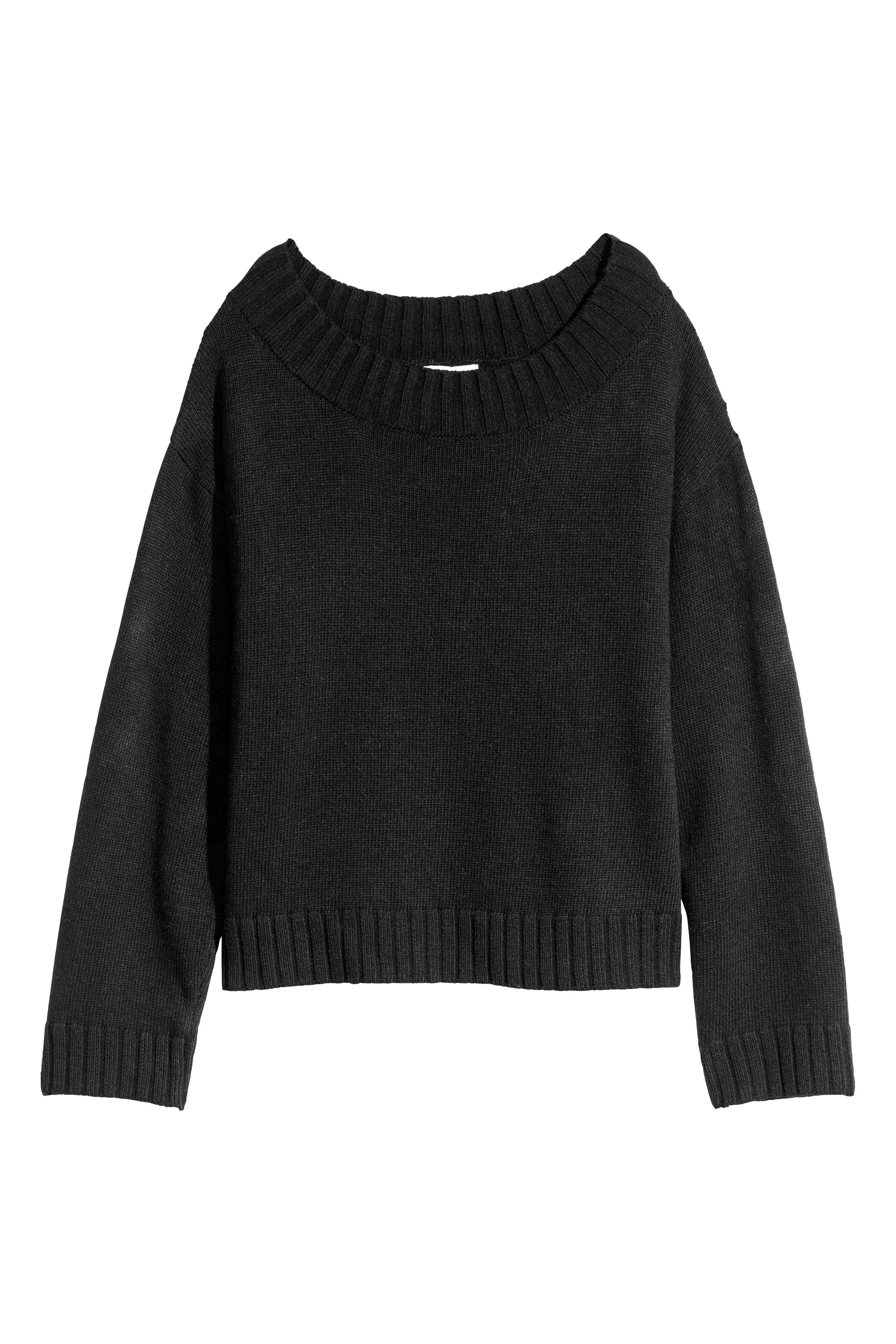 Джемпер H&M L Черный (5789976)