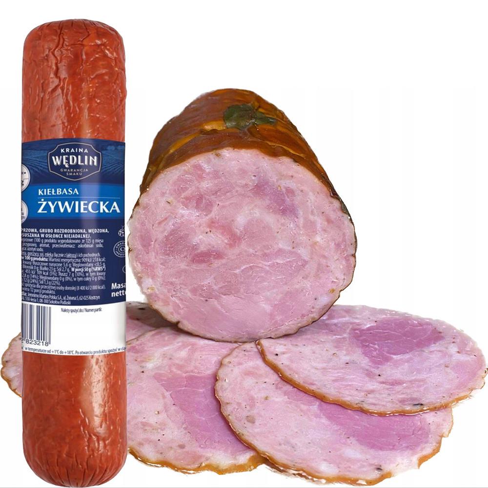 Ковбаса гарячого копчення Kraina WEDLIN Kielbasa Zywiecka 600 г (1083190656) - фото 2 Ковбаса гарячого копчення Kraina WEDLIN Kielbasa Zywiecka 600 г (1083190656) - фото 2