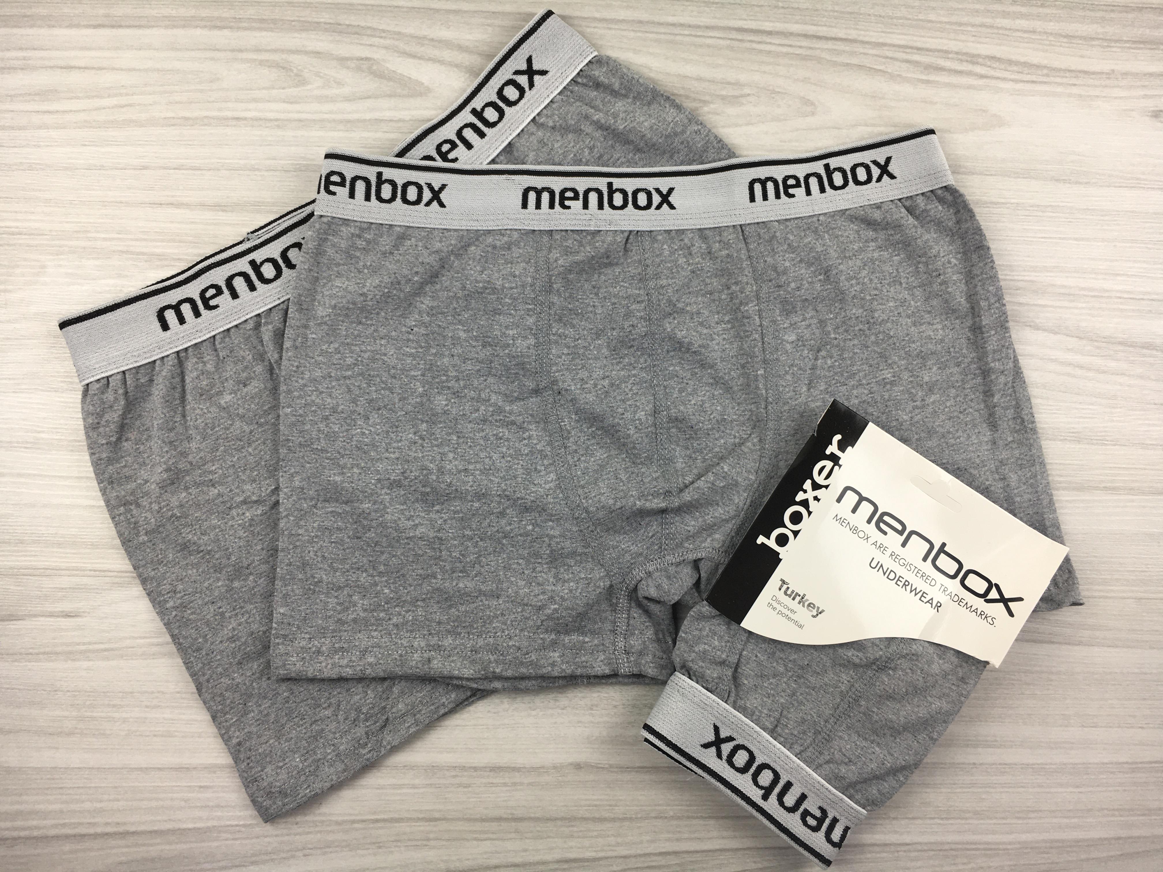 Трусы боксеры мужские Men Box р. XL Серый