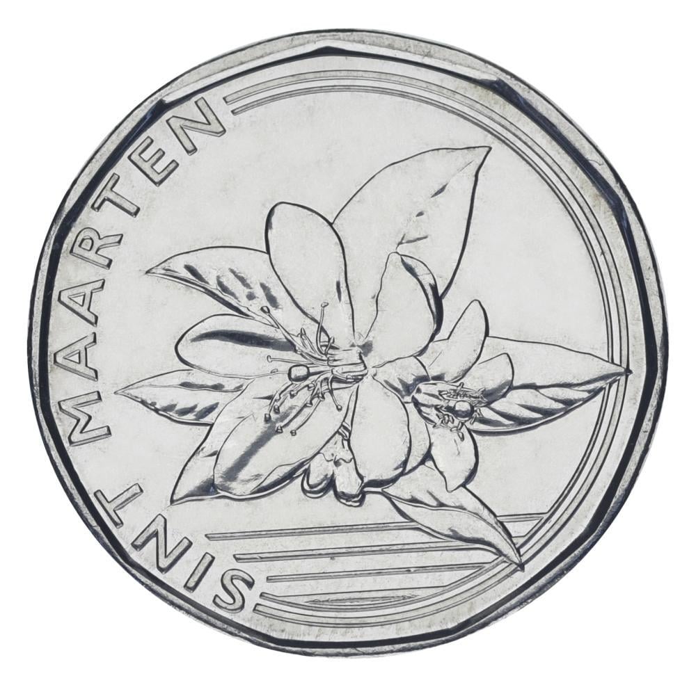 Коллекционная монета Синт-Мартен 50 центов 2025 UNC (М21873)