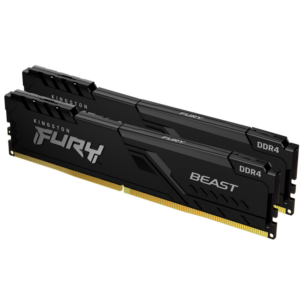 Оперативна пам'ять для настільних ПК Kingston KF436C17BBK2/16 DDR4 16 Гб 3200MHz Fury Beast (559586)