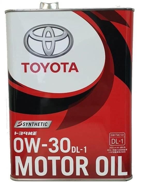 Моторне мастило Toyota Diesel Oil DL1 0W-30 4 л (0888303205) - фото 4