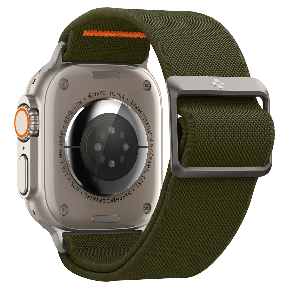 Ремешок Spigen Lite Fit Ultra for Watch 49/45/44/42 Khaki (AMP05985) - фото 10