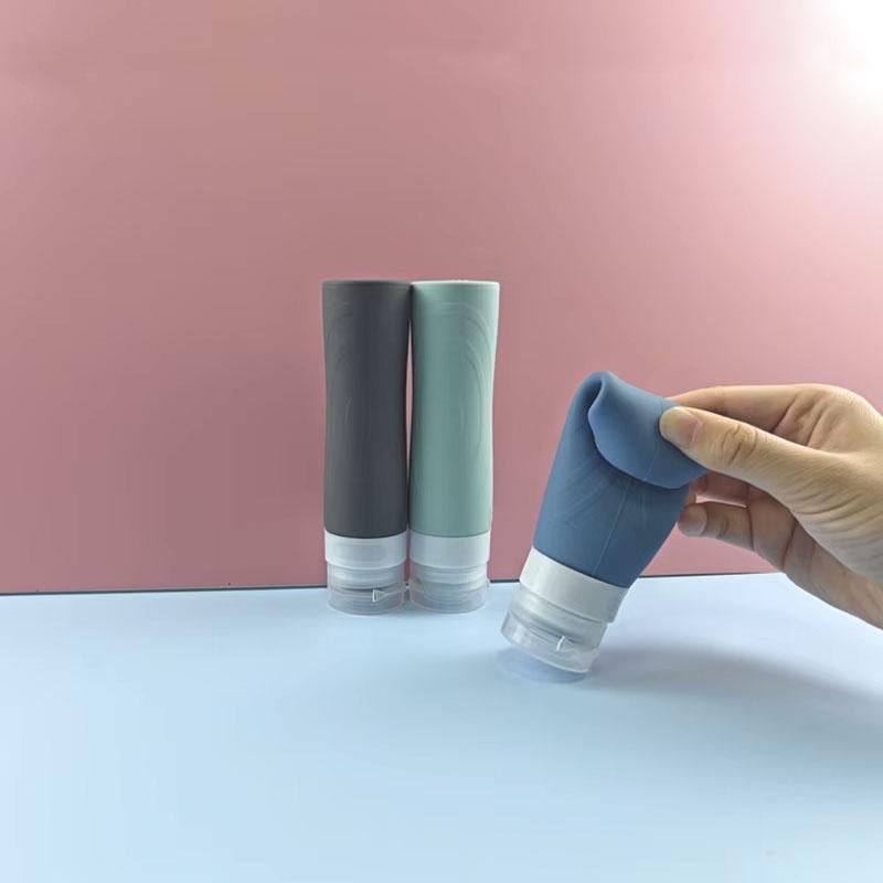 Набор емкостей для поездок GDragon силиконовый 4 шт. по 90 мл Коричневый (113_2_0_4) - фото 6 Набор емкостей для поездок GDragon силиконовый 4 шт. по 90 мл Коричневый (113_2_0_4) - фото 6