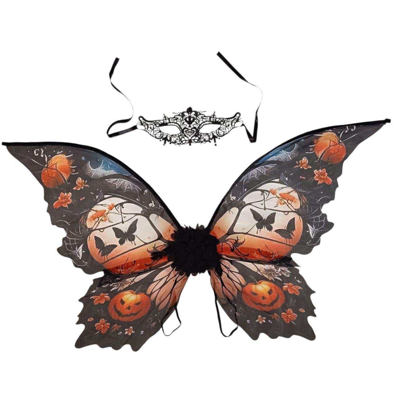 Карнавальные крылья бабочки Halloween и маска карнавальная (2776510592) Карнавальные крылья бабочки Halloween и маска карнавальная (2776510592)