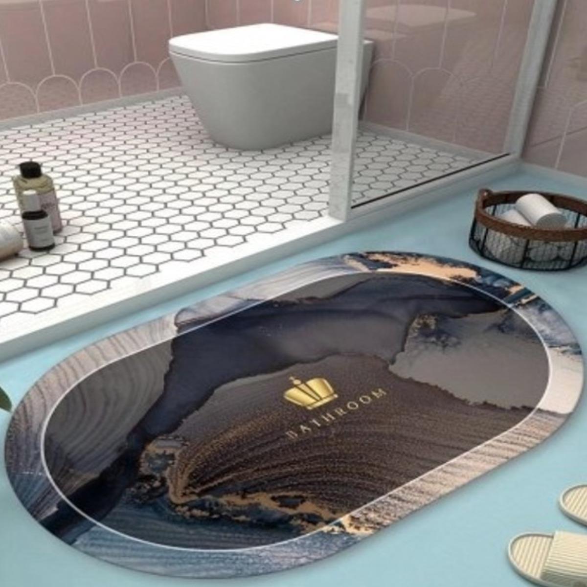 Коврик для ванной комнаты влагопоглощающий с эффектом памяти Bathroom 40х60 см (37821)