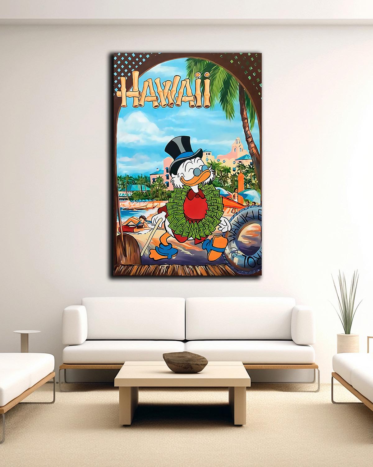Картина для офиса Scrooge Hawaii Chill 60х90 см (MIX-607-1)