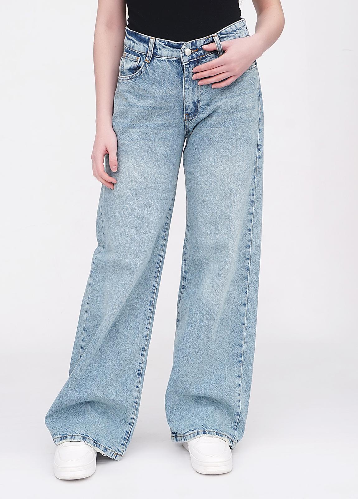Джинси жіночі wide leg EQUILIBRI W568_027_000 р. 26 Синій