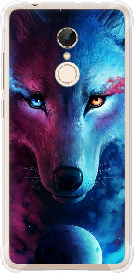 Чехол на Xiaomi Redmi 5 Арт-волк (3999sp-1350-42517)