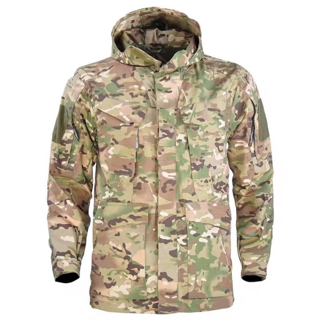 Куртка ветровка демисезонная с капюшоном M65 HAN-WILD 3XL Multicam