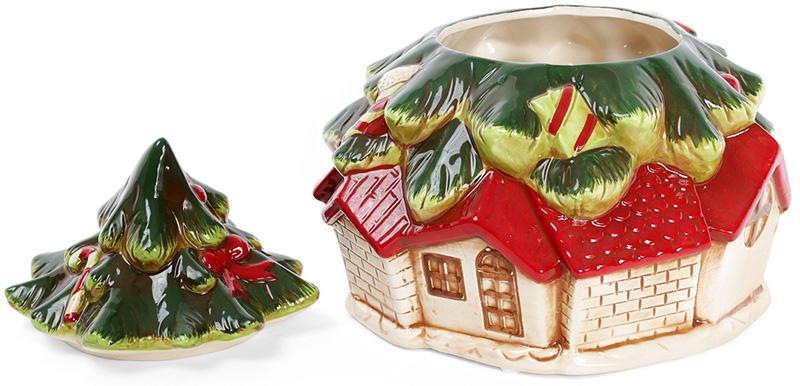 Банка керамічна для солодощів будиночок 2,8 л - фото 2 Банка керамічна для солодощів будиночок 2,8 л - фото 2