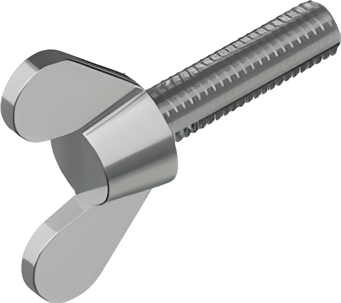 Гвинт баранцевий DIN316A М4х10 цинк 50 шт. Steelfix