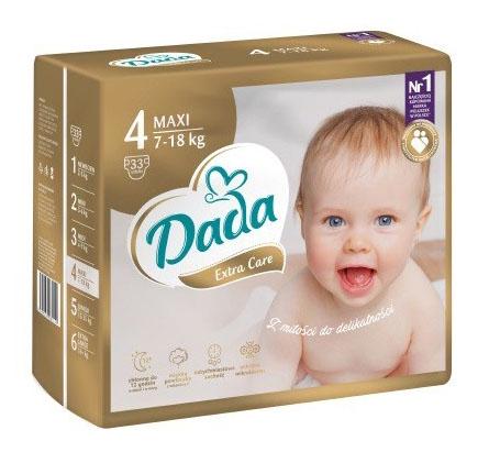 Підгузки Dada Extra Care Розмір 4 Maxi 7-18 кг 33 шт. (DC4-33)