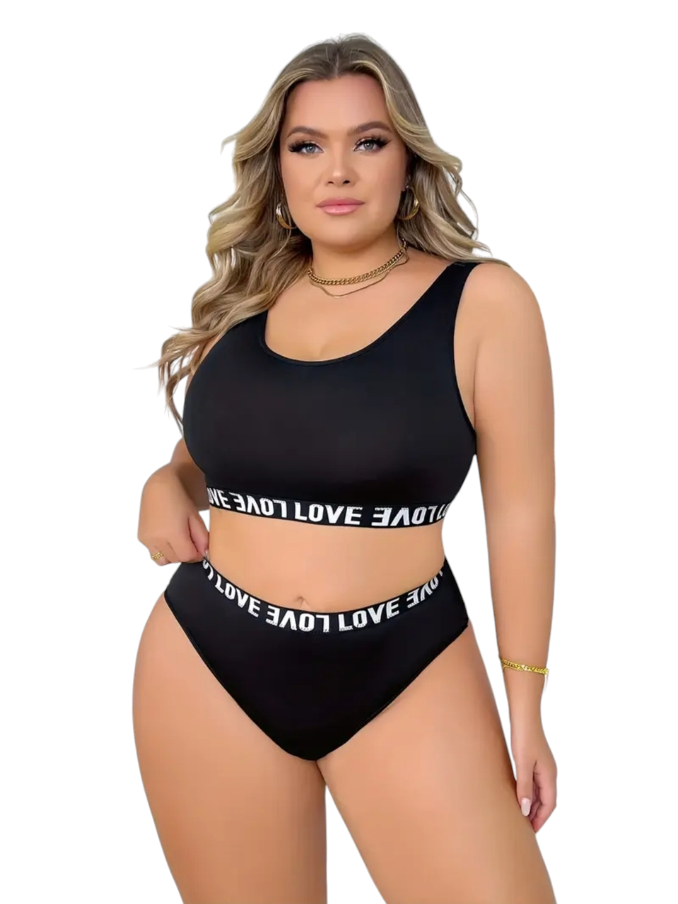 Комплект спідньоЇ білизни 4XL Чорний (2462589267) - фото 7