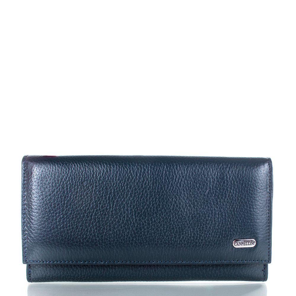 Кошелек женский кожаный CANPELLINI 4262 Темно-синий