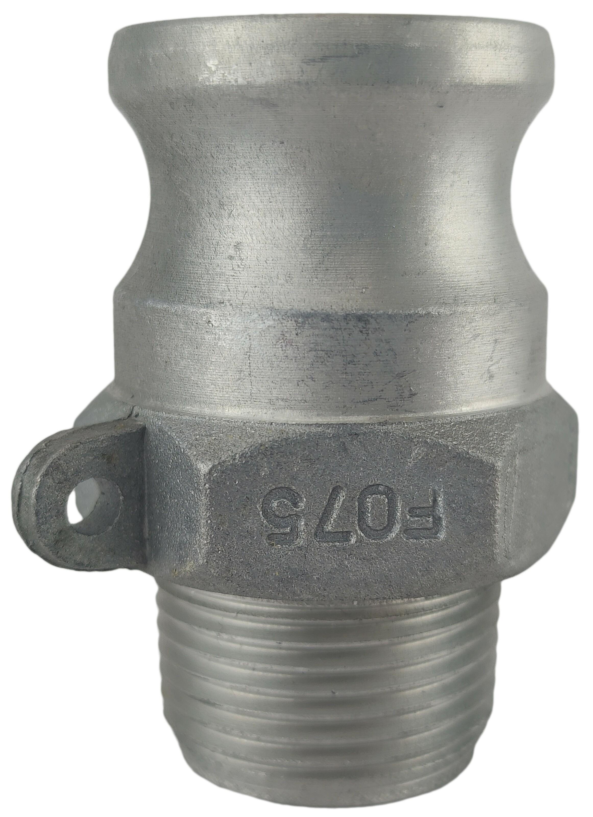 Ниппель camlock тип F с наружной резьбой BSPP ШРЗ алюминий F-075 3/4" (50250012)