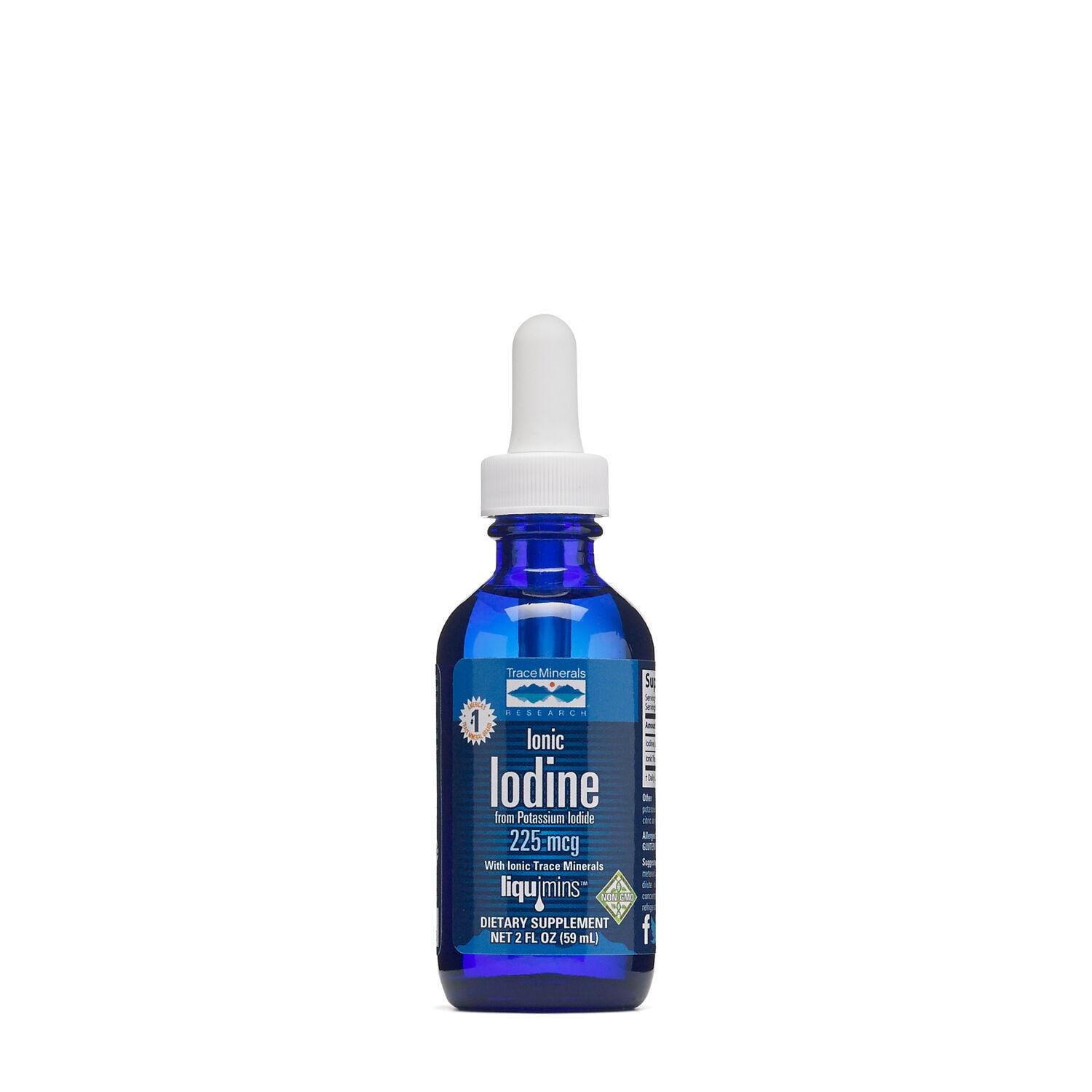 Йод ионный Trace Minerals Research Ionic Iodine 225 mcg 59 ml