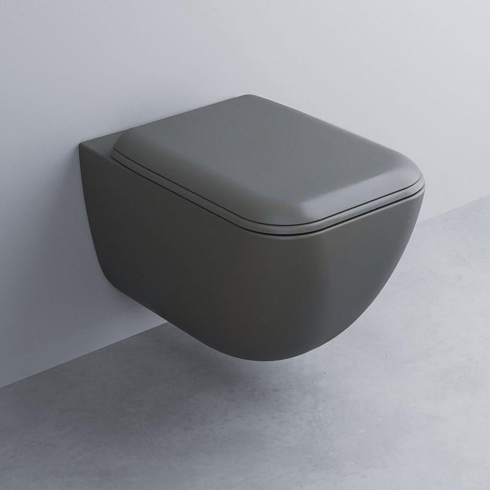 Унитаз подвесной Cielo Shui Comfort SHCOVSKCPVSHCOTFCM безобедочное сиденье с микролифтом (192436) - фото 2