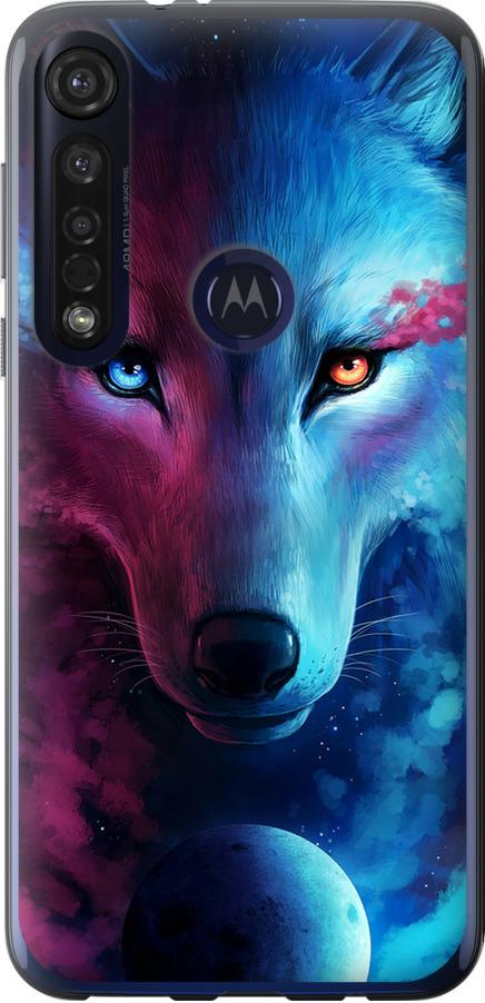 Чехол на Motorola G8 Plus Арт-волк (3999u-1837-42517) Чехол на Motorola G8 Plus Арт-волк (3999u-1837-42517)