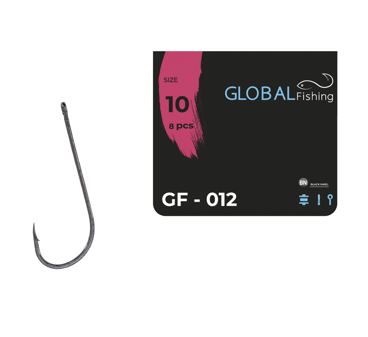Крючок Global Fishing GF-1012 №10 (1646887729)