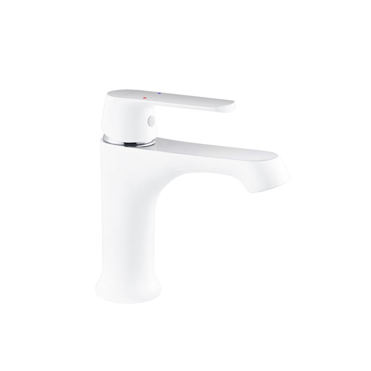 Змішувач для раковини Kroner KRP Armada W010 Білий/Хром (CV024320)