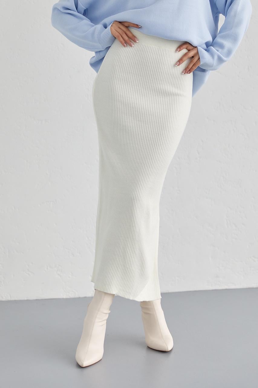 Юбка миди L Молочный (9505972)