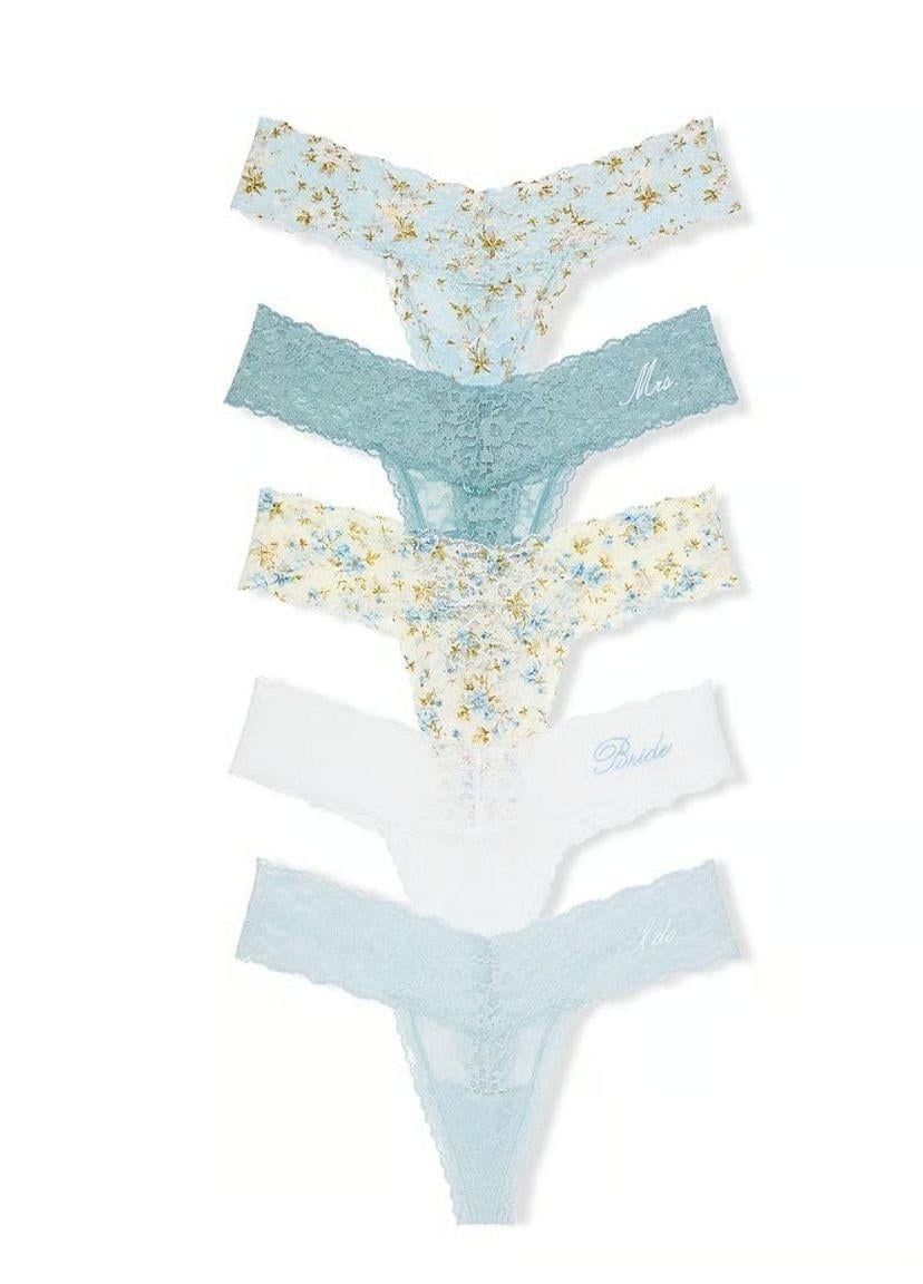 Трусики стринги Victoria’s Secret 5 шт. M Разноцветный (2764554062)