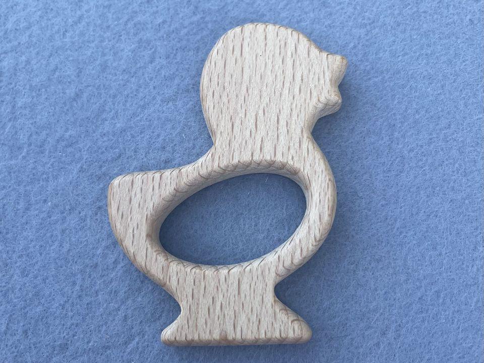 Грызунок деревянный Уточка