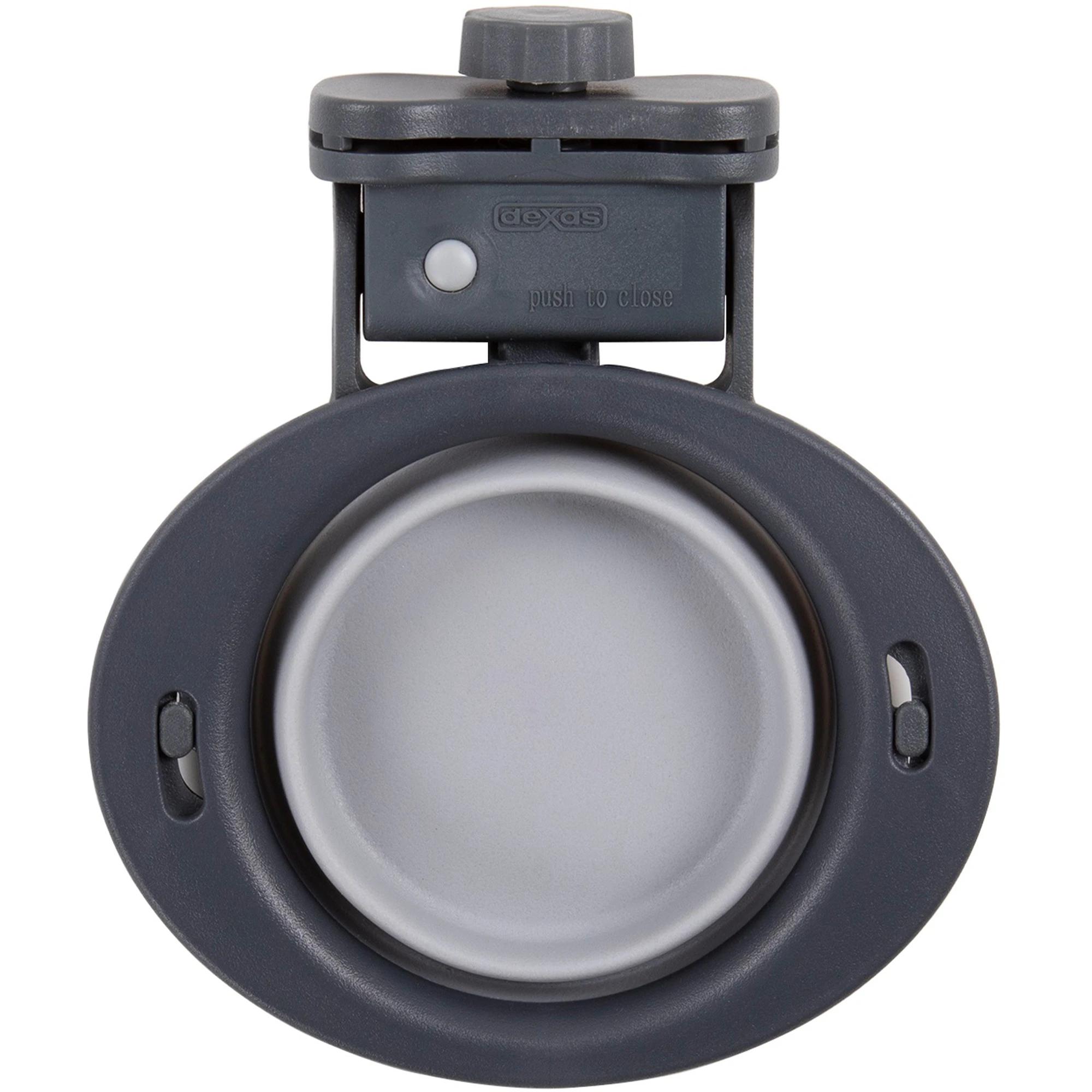 Миска складная Dexas Collapsible Kennel Bowl-Small с креплением на клетку 240 мл Светло-серый (PW270432429)