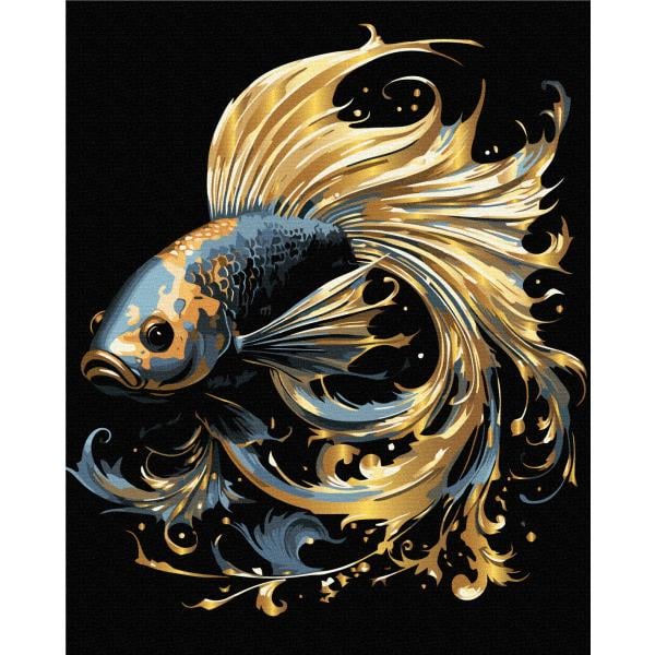 Картина по номерам из поликотонного полотна Brushme Волшебная рыбка 40x50 см (6-83-BSB0006)