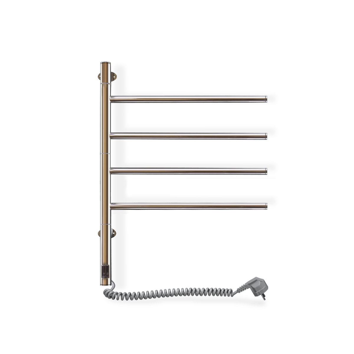 Рушникосушарка електрична NAVIN регулятор з таймером 51-100 Вт 480x600 мм Хром (E10-023033-4860)