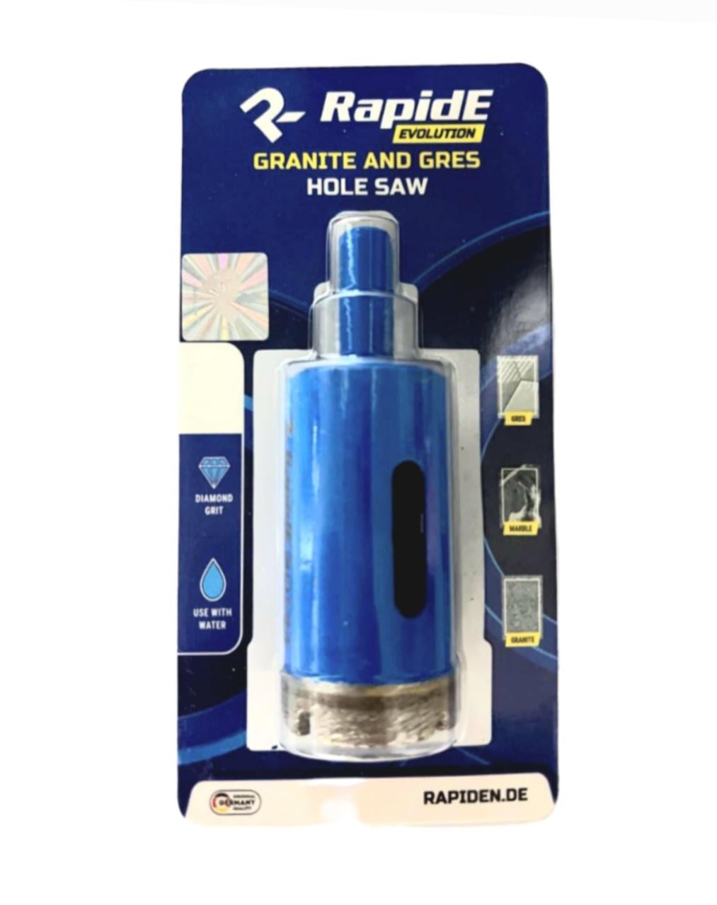 Коронка алмазна RapidE DIAMOND EVOLUTION по мармуру/граніту/керамограніту 80 мм (НФ-00001354)