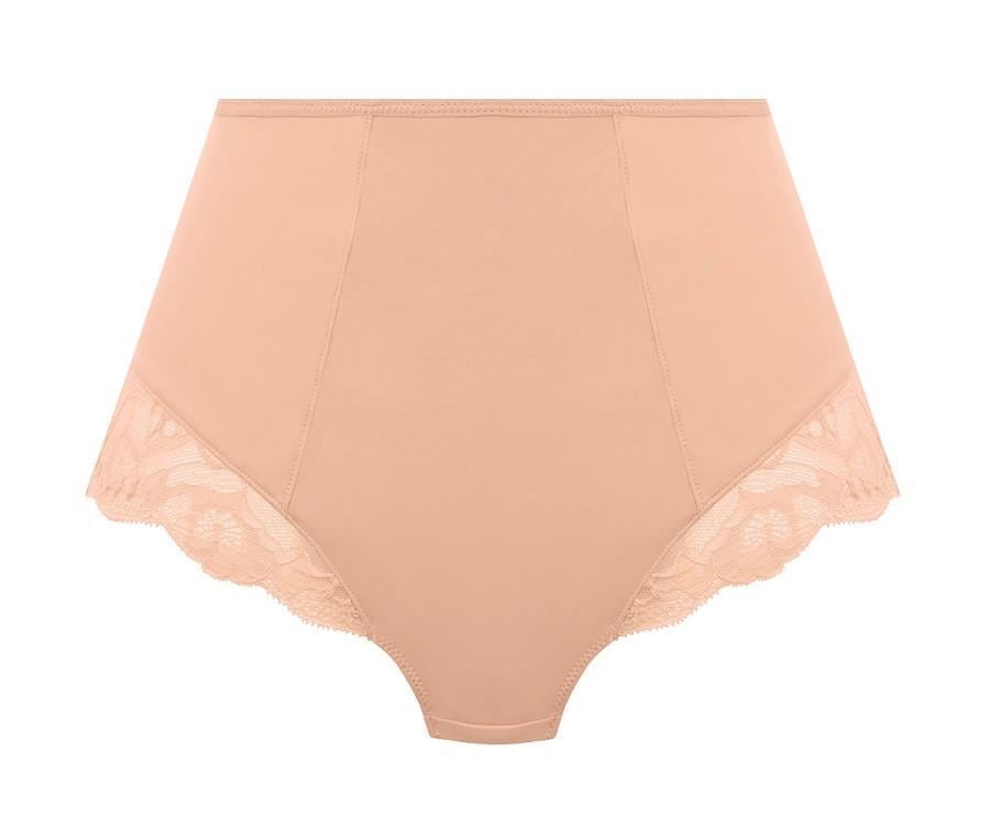 Трусики Fantasie Reflect 101852 женские с высокой талией и кружевом XXL Natural Beige (889501631148)
