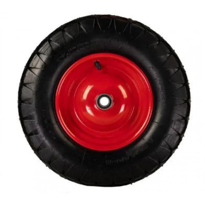 Колесо пневматическое КВИТКА PRO 4х8 без оси 20 мм 4PR Красный (550412)