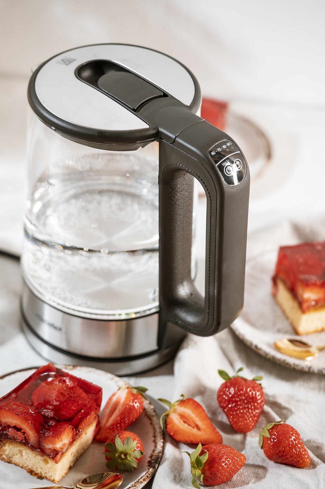 Електрочайник Mesko MS 1301 2200 Вт з регулятором температури 1,7 л Black (6087) - фото 11