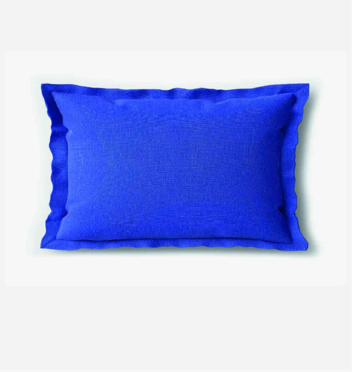 Подушка на диван/крісло BIG YETI Pillow-4755 50x10x70 см тканина преміум бавовна Синій (1519057143)