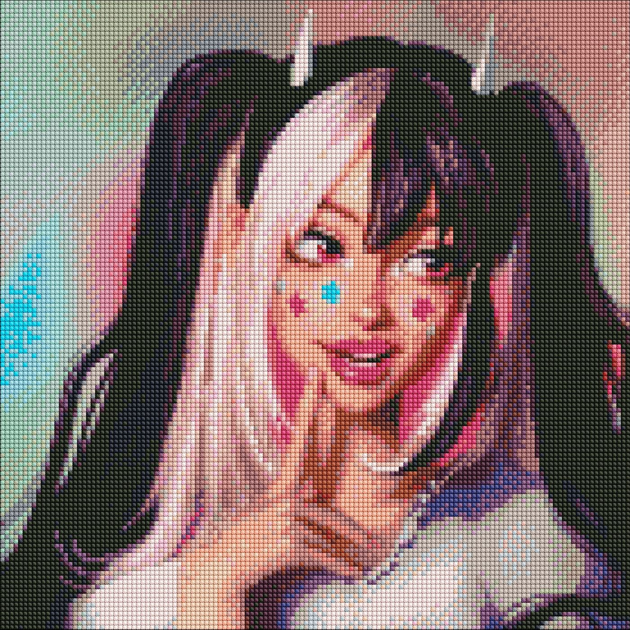 Алмазная мозаика Героиня комикса 40x40 см (00444)