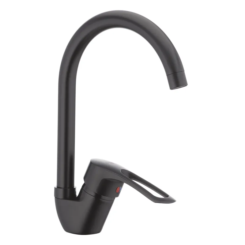 Смеситель для кухни Cron Hansberg 777-G Черный (CR0791)