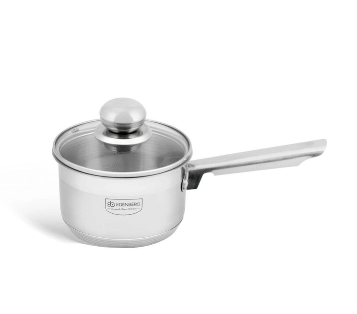 Ківш Edenberg EB-3032 алюмінієвий з кришкою 1 л (57-46- EB-3032)