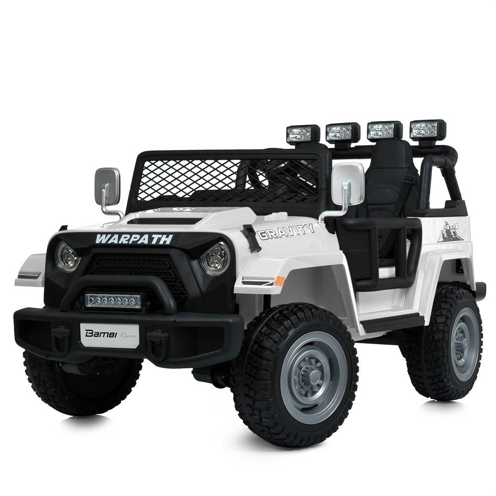 Детский электромобиль джип Bambi Racer M 6108EBLR-1 Белый