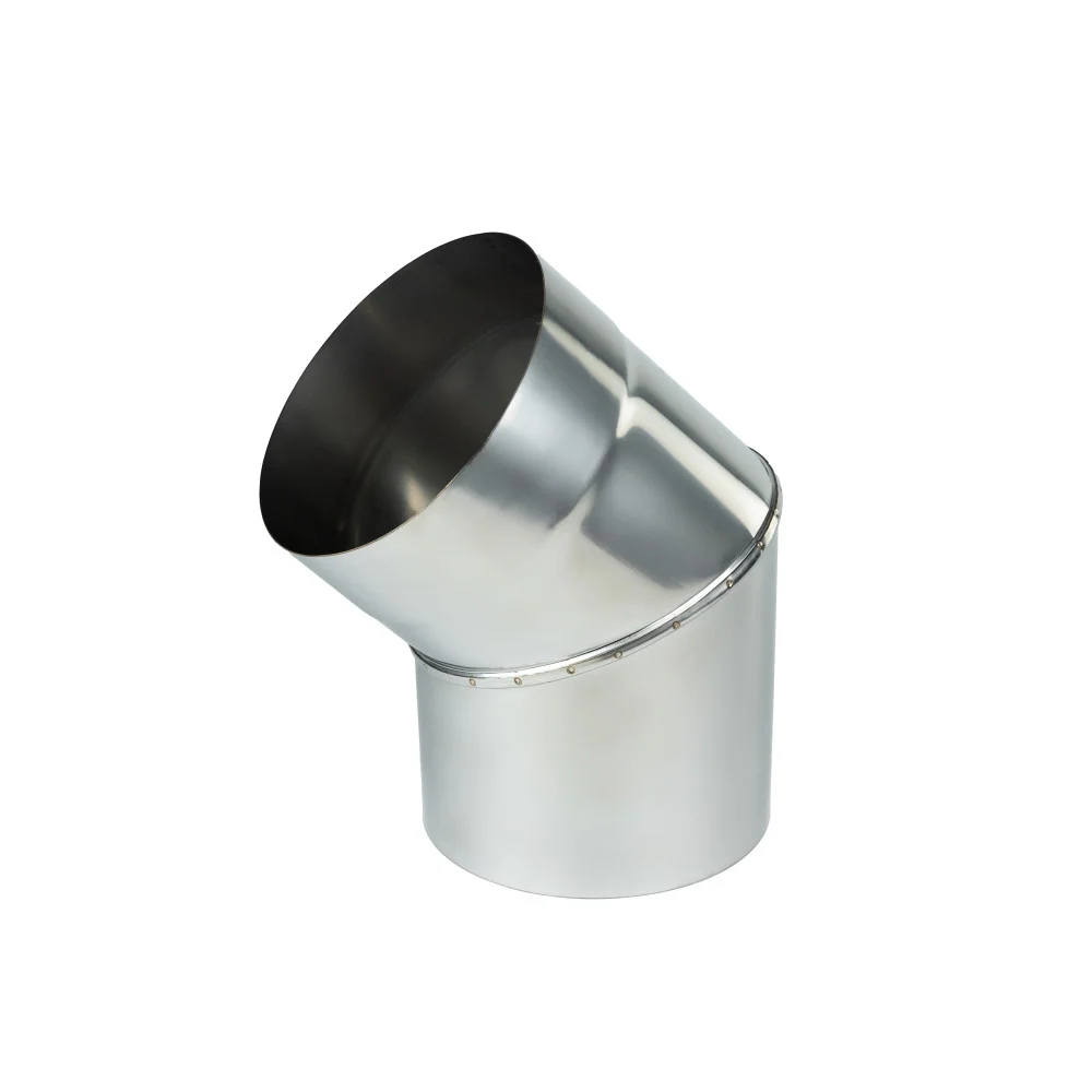 Коліно 45 з нержавіючої сталі d 100 мм (28424879)